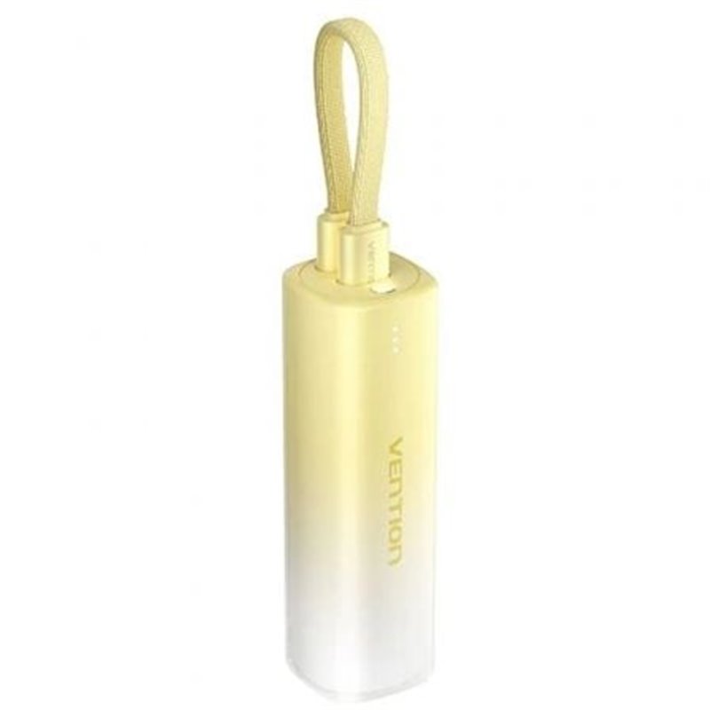 Powerbank 5000mAh Vention FHWY0/ 20W/ Amarilla