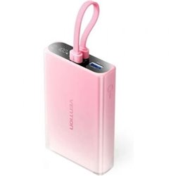 Powerbank 10000mAh Vention FHZP0/ 22.5W/ Rosa