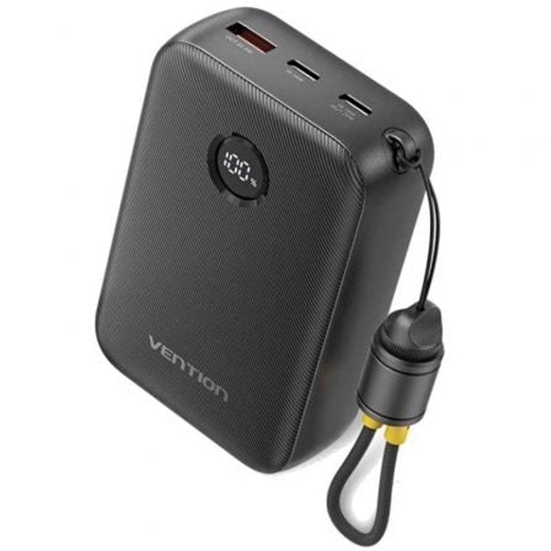 Powerbank 20000mAh Vention FKBB0-C/ 22.5W/ Negro