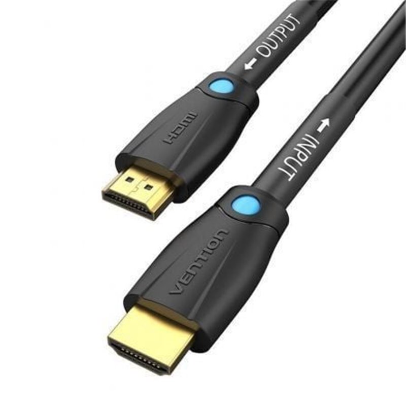 Cable HDMI 2.0 4K Vention AAMBQ/ HDMI Macho - HDMI Macho/ 20m/ Negro