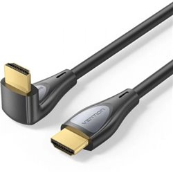 Cable HDMI 2.0 4K Acodado Vention ALRBG/ HDMI Macho - HDMI Macho/ 1.5m/ Negro