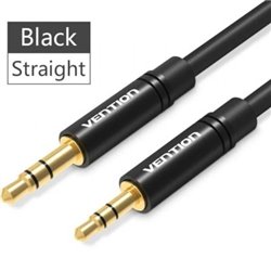 Cable Est�reo Vention BALBD/ Jack 3.5 Macho - Jack 2.5 Hembra/ 50cm/ Negro