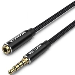 Cable Est�reo Vention BHCBH/ Jack 3.5 Macho - Jack 3.5 Hembra/ 2m/ Negro