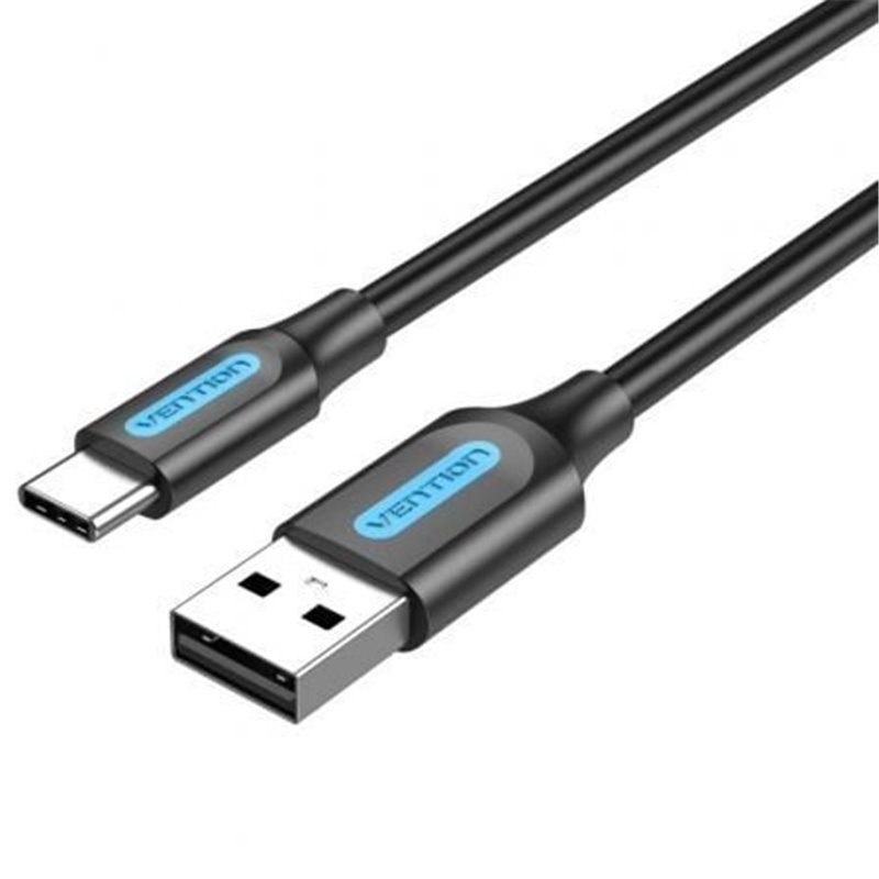 Cable USB 2.0 Tipo-C Vention COKBD/ USB Macho - USB Tipo-C Macho/ 480Mbps/ 50cm/ Gris