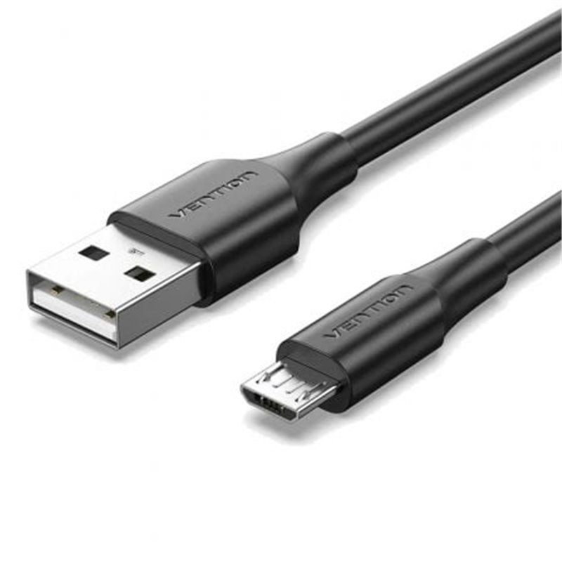Cable USB 2.0 Vention CTIBD/ USB Macho - MicroUSB Macho/ 480Mbps/ 50cm/ Negro