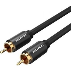 Cable Est�reo Vention VAB-R09-B100/ RCA Macho - RCA Macho/ 1m/ Negro