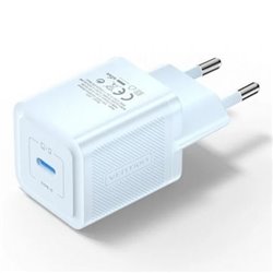 Cargador de Pared GaN Vention FEPL0-EU/ 1xUSB Tipo-C/ 20W