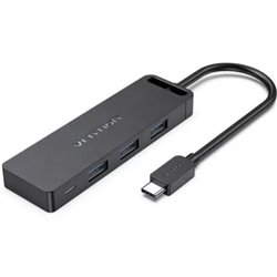 Hub USB Tipo-C Vention TGTBB/ 3xUSB/ 1xUSB Tipo-C/ 1x MicroUSB PD