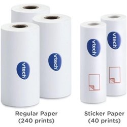 Pack 5 Rollos Papel T�rmico VTech para C�mara Print Cam/ 3 Rollos T�rmicos y 2 Rollos Pegatina