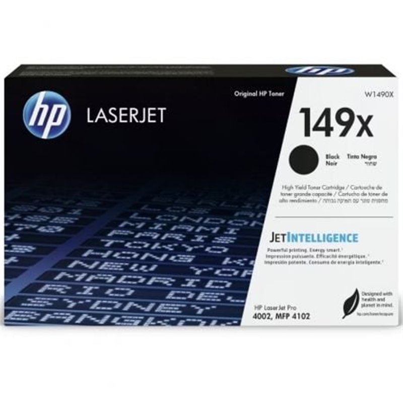 T�ner Original HP n�149X XL Alta Capacidad/ Negro