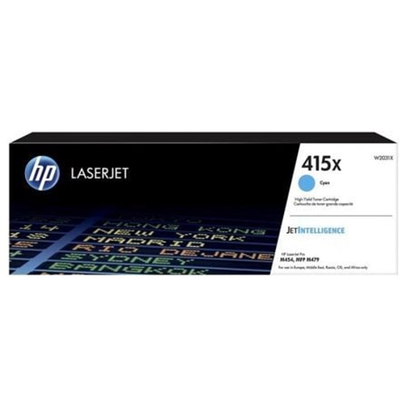 T�ner Original HP n�415X XL Alta Capacidad/ Cian