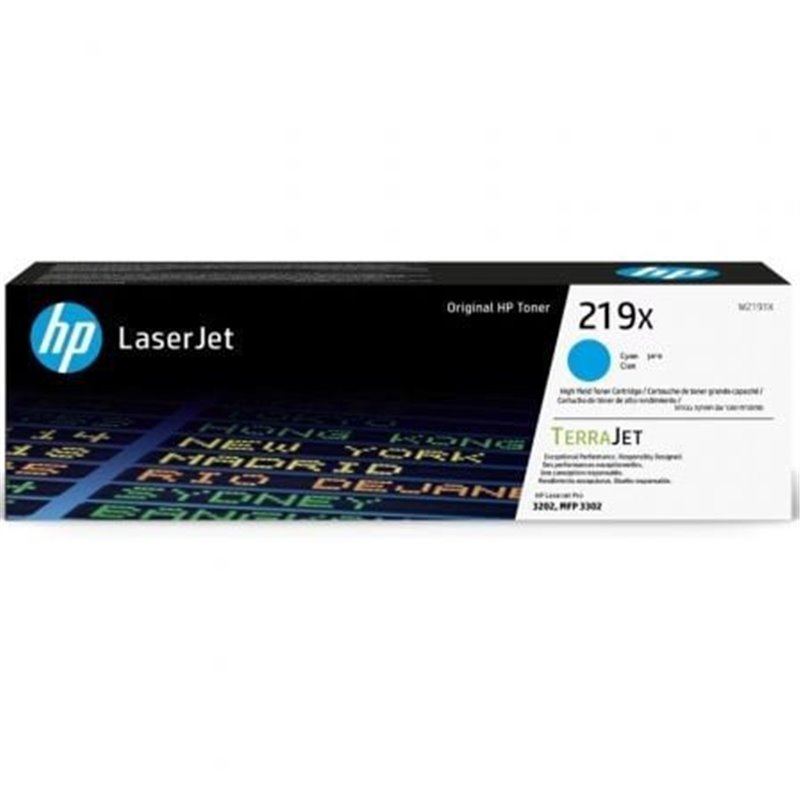T�ner Original HP n�219X XL Alta Capacidad/ Cian
