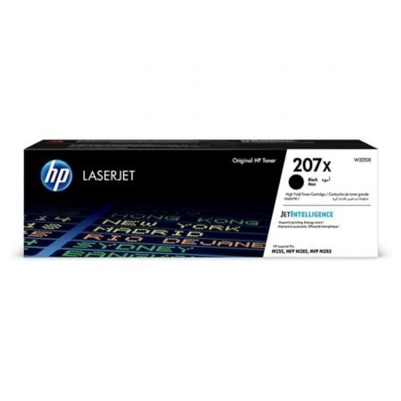 T�ner Original HP n�207X XL Alta Capacidad/ Negro