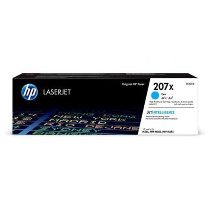 T�ner Original HP n�207X XL Alta Capacidad/ Cian