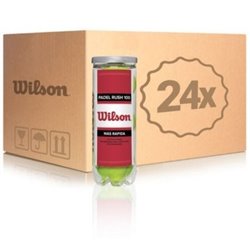 Caj�n Bolas Wilson Rush 100/ 24 packs de 3 unidades