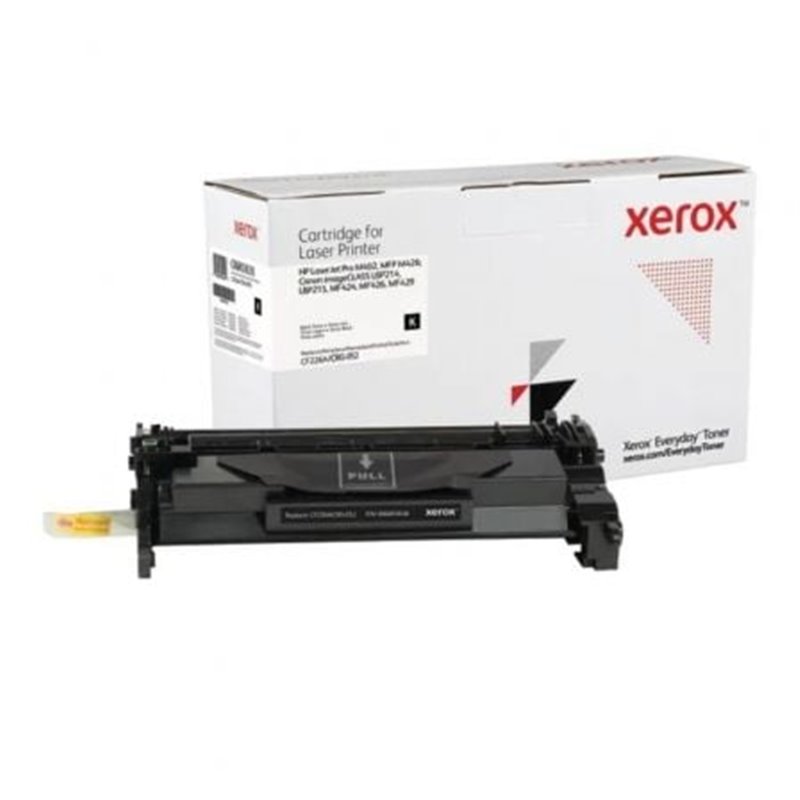 T�ner compatible Xerox 006R03638 compatible con HP CF226A/CRG-052/ 3100 p�ginas/ Negro