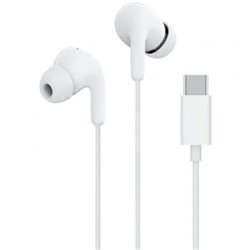 Auriculares Intrauditivos Xiaomi Earphones Tipo-C/ con Micr�fono/ USB Tipo-C/ Blancos