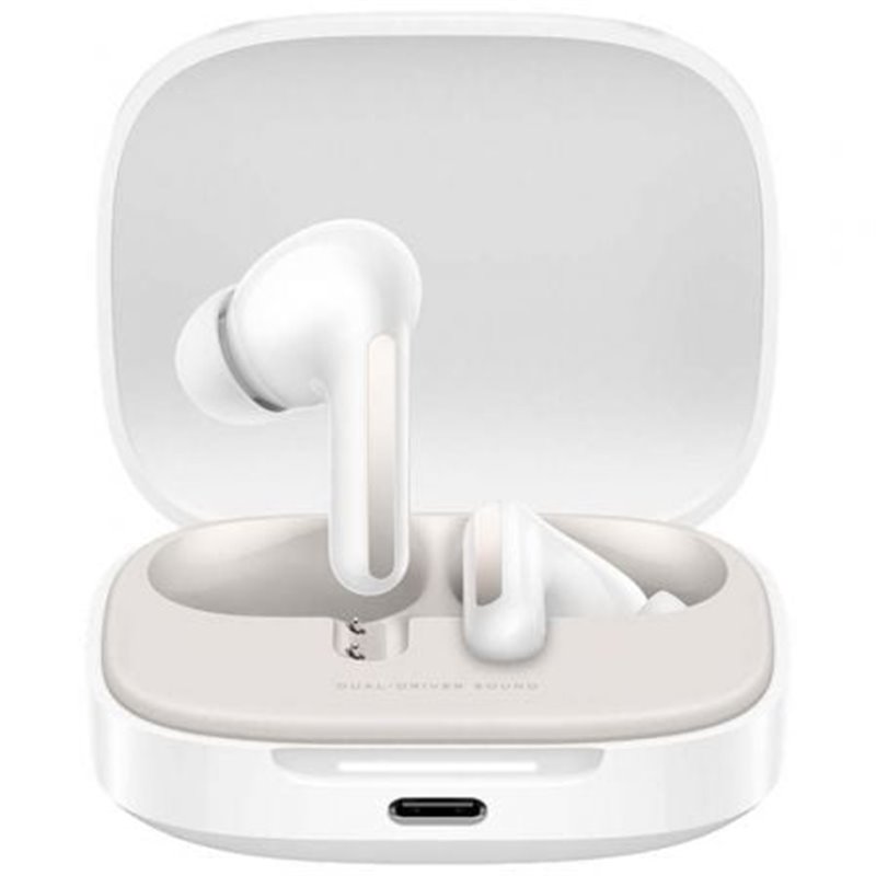 Auriculares Bluetooth Xiaomi Redmi Buds 6 con estuche de carga/ Autonom�a 10h/ Blancos