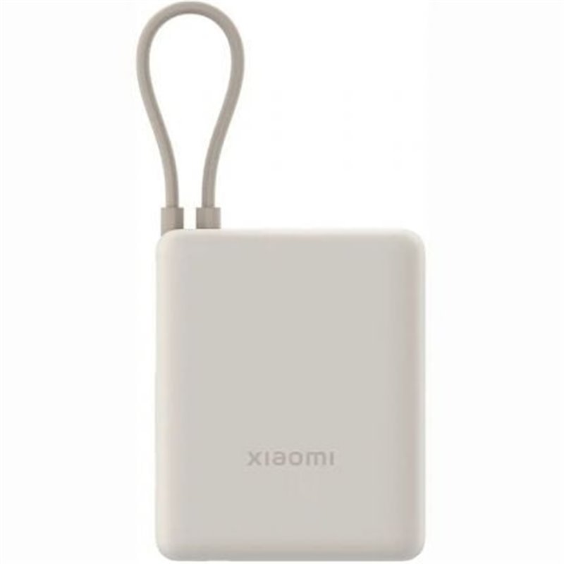 Powerbank 10000mAh Xiaomi 33W Power Bank Integrated Cable/ 33W/ Beige
