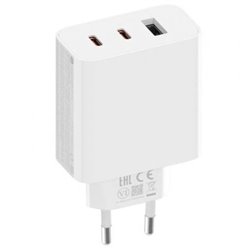 Cargador de Pared GaN Xiaomi 67W Gan Charger 2C1A 2xUSB Tipo-C/ 1xUSB/ 67W