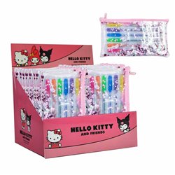 Blister 6 boligrafos gel Hello Kitty