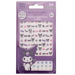 Blister Pegatinas Corporales Kuromi Hello Kitty