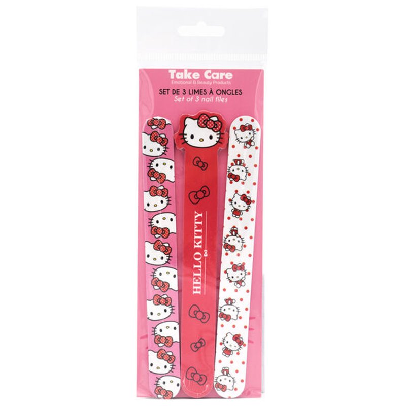 Set 3 Limas de Uñas Hello Kitty