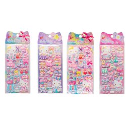 Pegatinas relieve Hello Kitty surtido