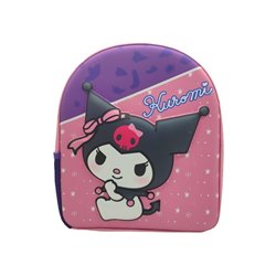 Mochila 3D Kuromi Hello Kitty 30cm