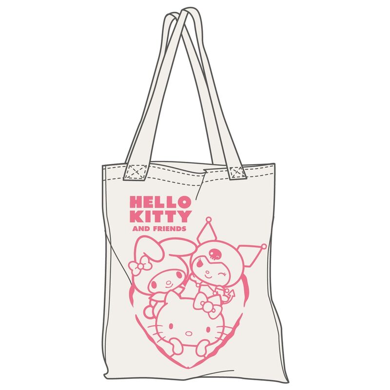 Bolsa shopping Hello Kitty and Friends