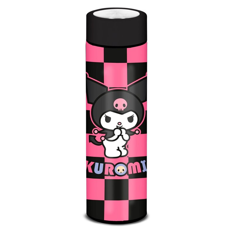 Botella acero inoxidable Chess Kuromi Hello Kitty and Friends 500ml
