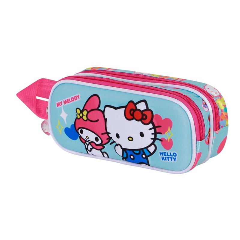 Portatodo 3D Friendship Hello Kitty doble