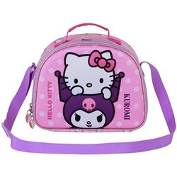 Bolsa Portameriendas 3D Playful Hello Kitty
