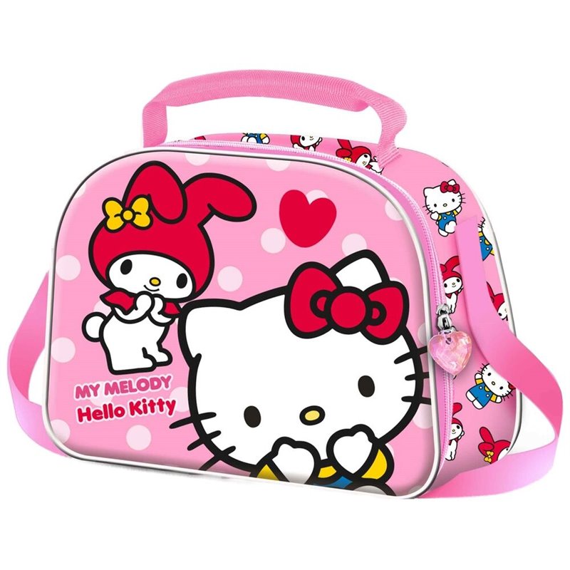 Bolsa portameriendas 3D Lovely Hello Kitty and Friends