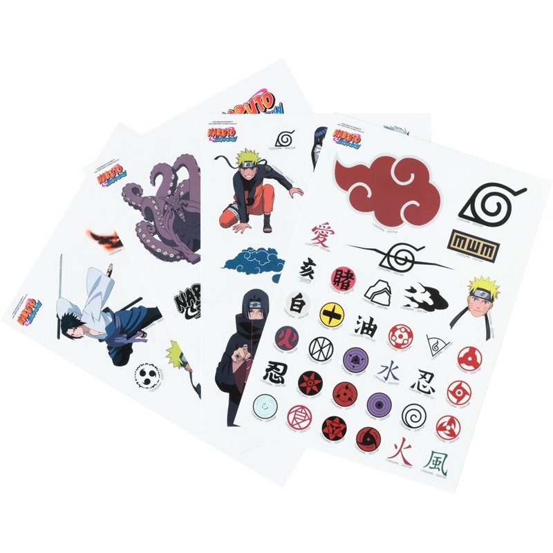 Set pegatinas reutilizables Naruto Shippuden