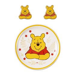 Pendientes + plato bisuteria Winnie the Pooh Disney