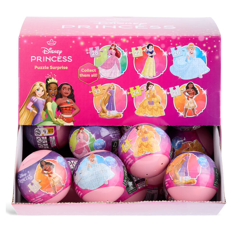 Bola sorpresa puzzle Princesas Disney surtido