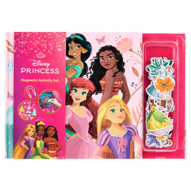 Libro magnetico + sticker Princesas Disney