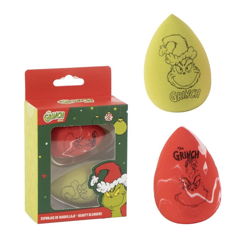 Blister 2 esponjas maquillaje El Grinch