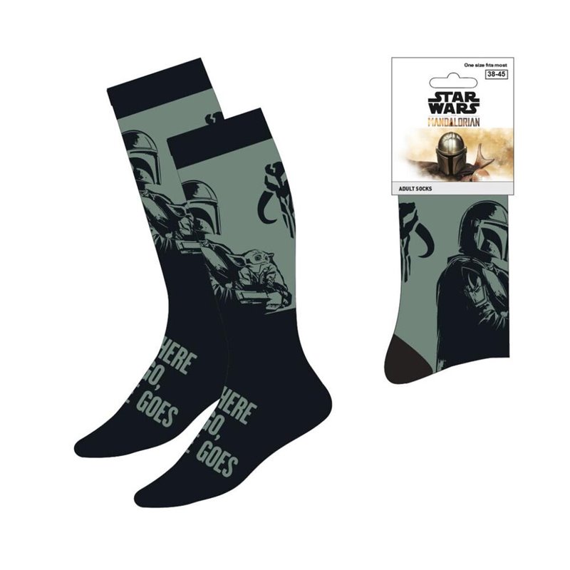 Calcetines Mandalorian Star Wars adulto