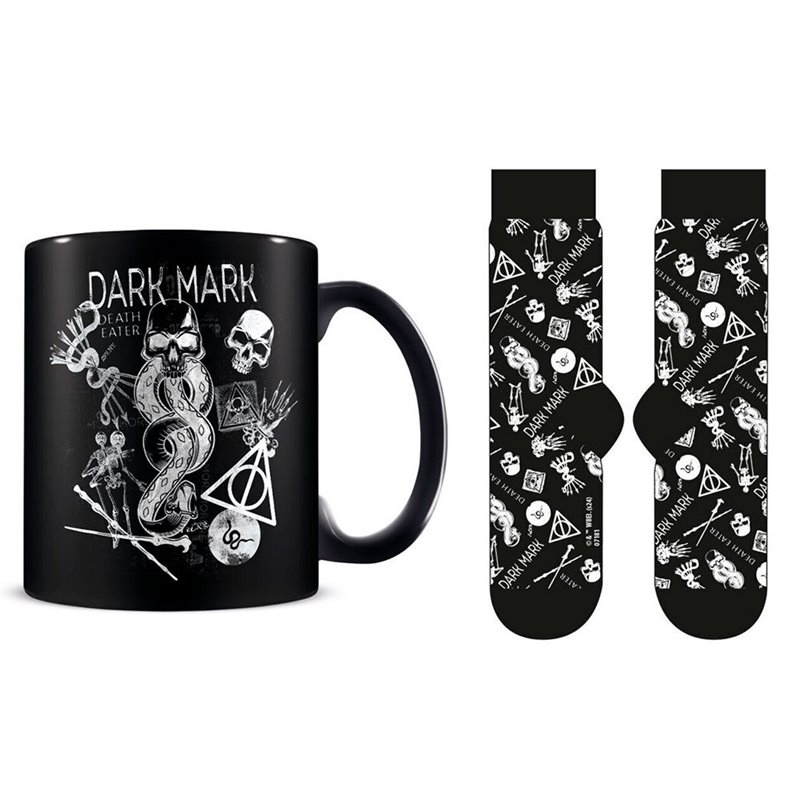 Set Taza y Calcetines Artes Oscuras Harry Potter