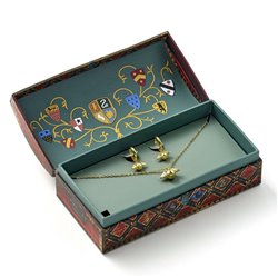 Set Colgante + pendientes Snitch Dorada Harry Potter