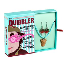 Set Colgante + pendientes Luna Lovegoods Quibbler Harry Potter