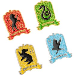 Set 4 pins Hogwarts Harry Potter