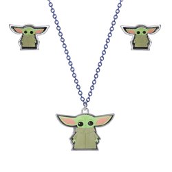 Set Colgante + pendientes Baby Yoda Star Wars