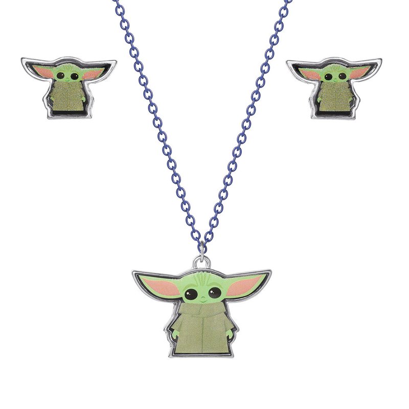 Set Colgante + pendientes Baby Yoda Star Wars