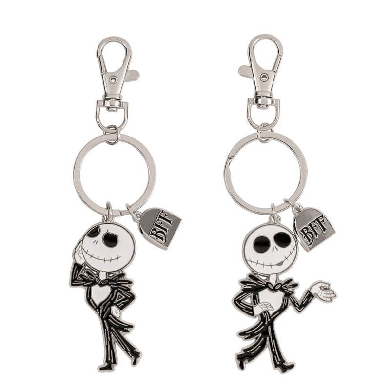 Set 2 Llaveros Jack Skellington Pesadilla Antes de Navidad Disney