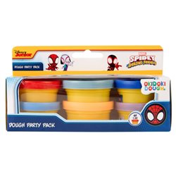 Blister 6 mini botes plastilina Spiderman Marvel