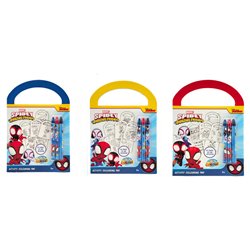 Set actividades y colorear Spiderman Marvel surtido