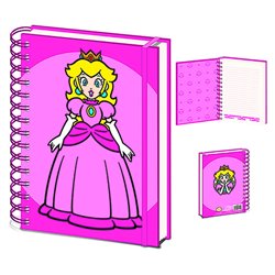 Cuaderno A5 Peach Super Mario Bros